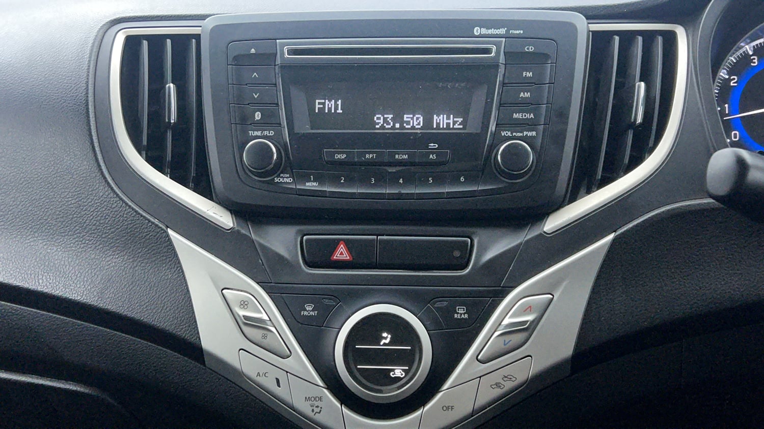 Used 2019 Maruti Suzuki Baleno RS 1.0 Petrol Manual interior MUSIC SYSTEM & AC CONTROL VIEW