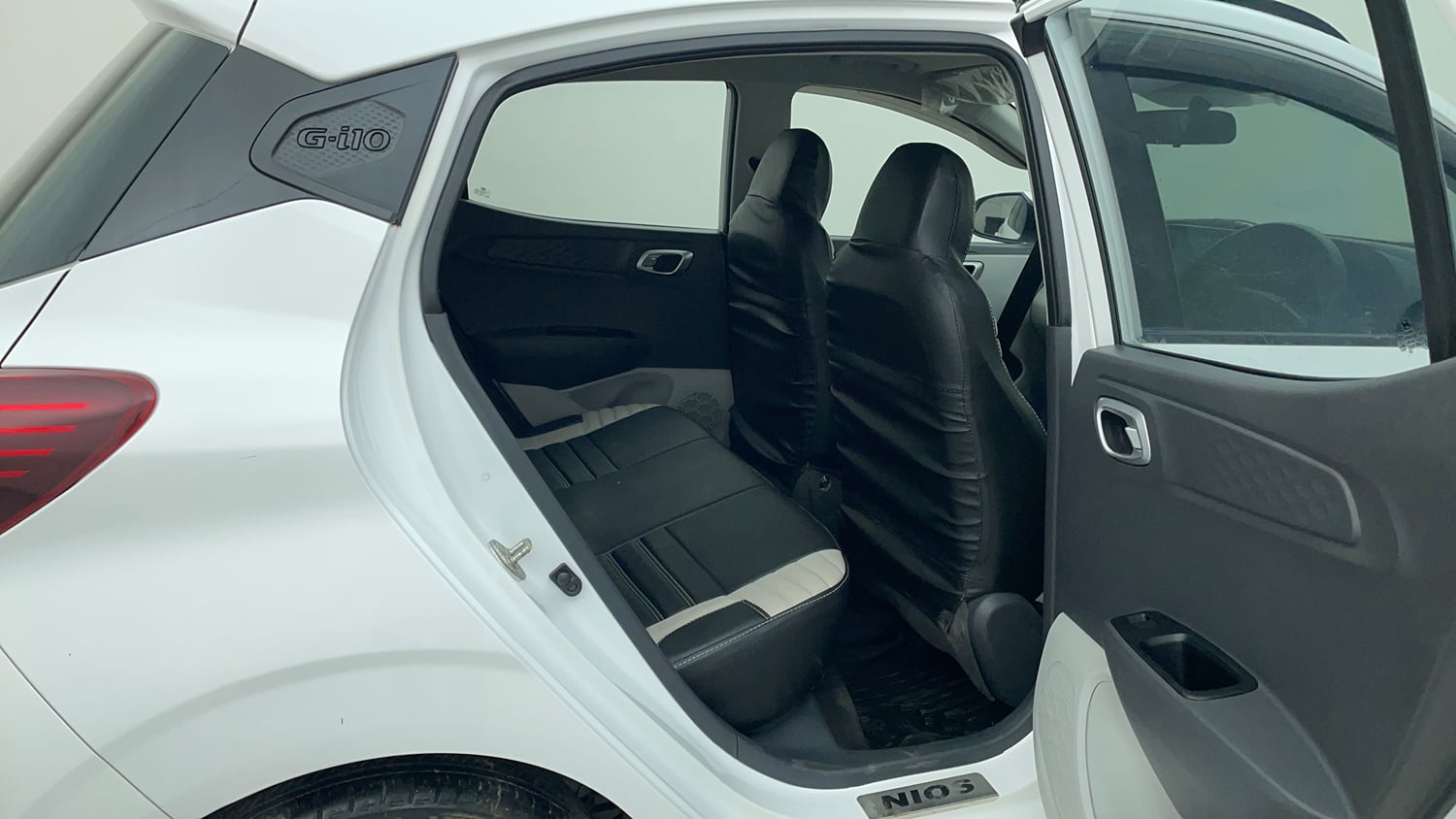 Used 2024 Hyundai Grand i10 Nios Sportz 1.2 Kappa VTVT Petrol Manual interior RIGHT SIDE REAR DOOR CABIN VIEW