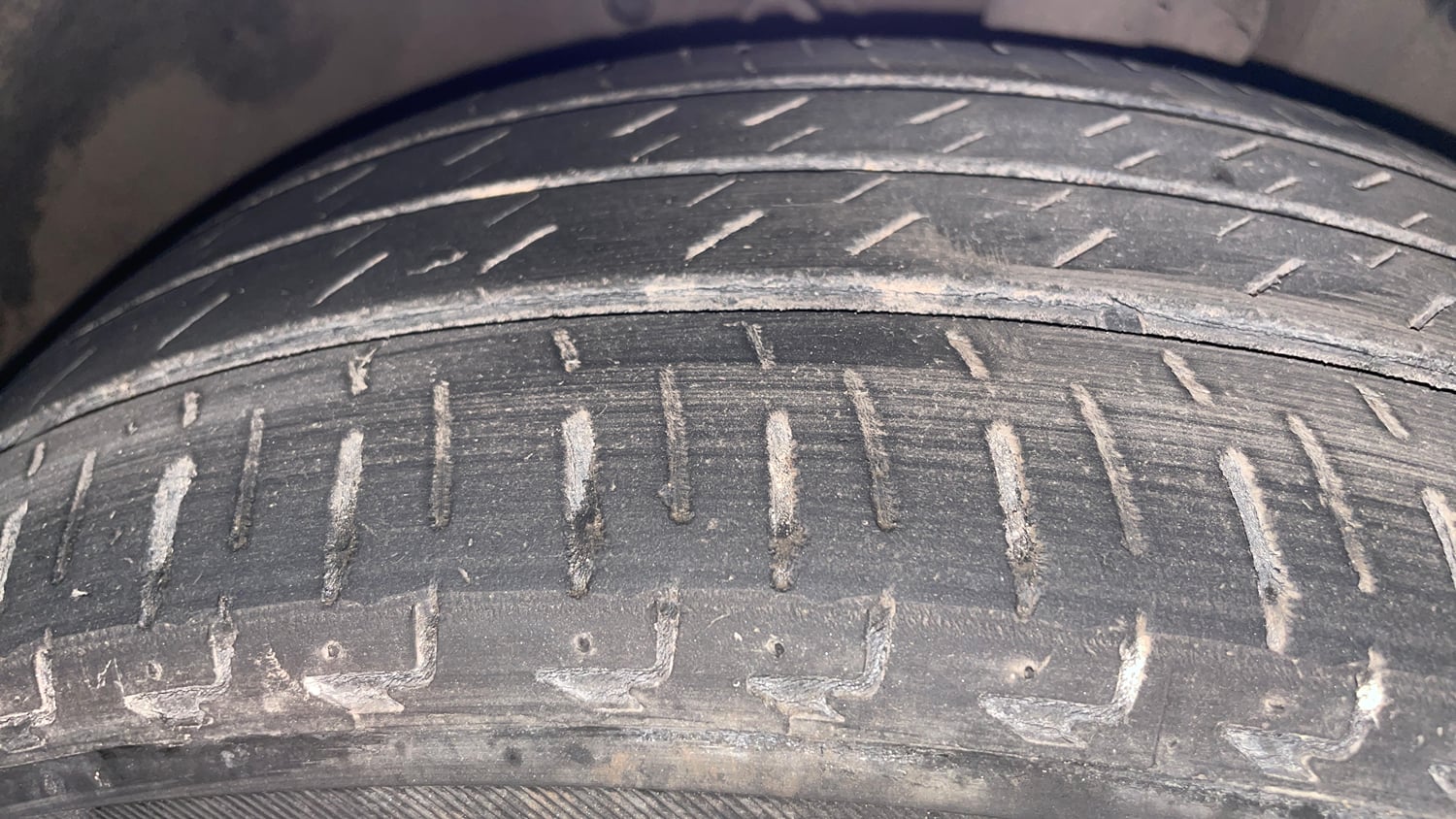 Used 2021 Honda City ZX CVT Petrol Petrol Automatic tyres RIGHT FRONT TYRE TREAD VIEW