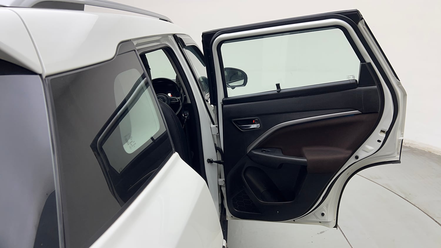 Used 2023 Maruti Suzuki Brezza ZXi Plus AT Petrol Automatic interior RIGHT REAR DOOR OPEN VIEW