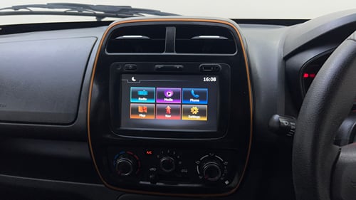 Used 2017 Renault Kwid CLIMBER 1.0 AMT Petrol Automatic top_features Integrated (in-dash) music system