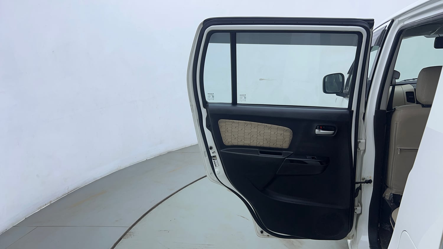 Used 2018 Maruti Suzuki Wagon R VXI+ AMT Petrol Automatic interior LEFT REAR DOOR OPEN VIEW