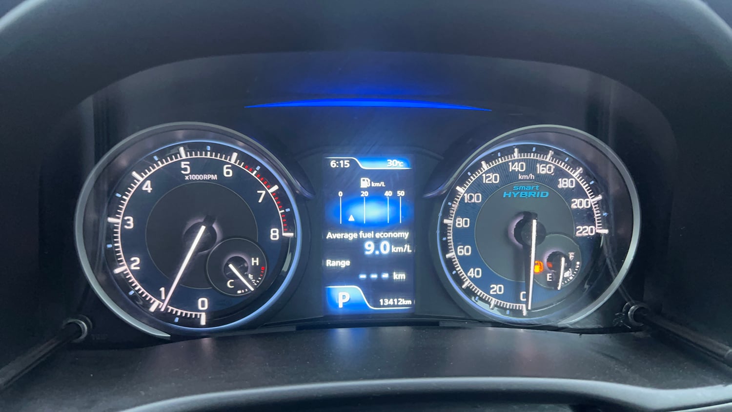 Used 2022 Maruti Suzuki XL6 Alpha Plus AT Petrol Petrol Automatic interior CLUSTERMETER VIEW