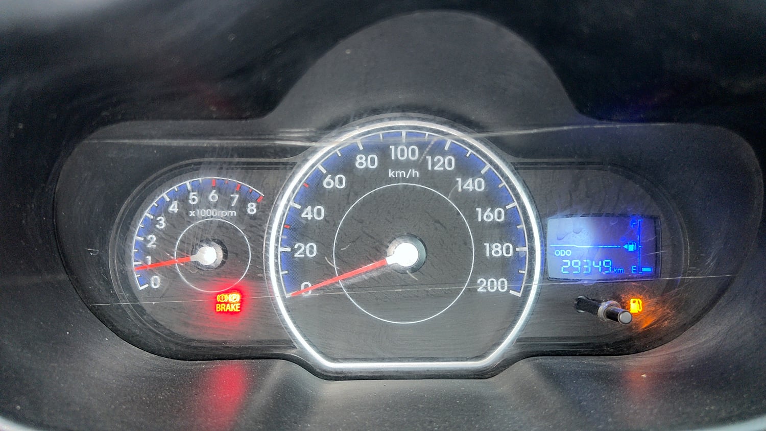 Used 2015 Hyundai i10 Magna 1.1 iRDE2 Petrol Manual interior CLUSTERMETER VIEW