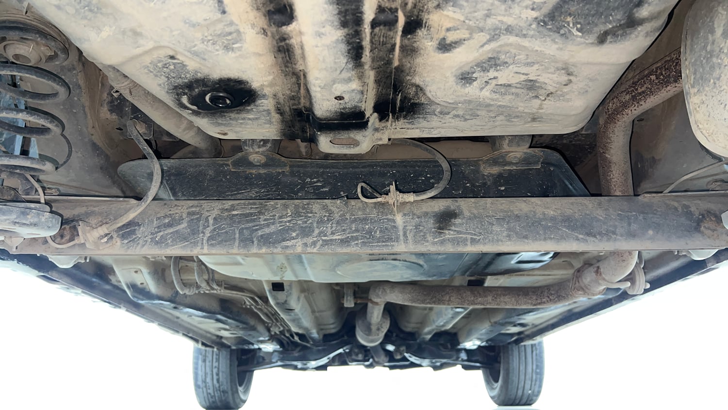 Used 2026 Tata Nexon Fearless Plus S 1.2 Revotron Petrol 7DCA DT Petrol Automatic extra REAR UNDERBODY VIEW (TAKEN FROM REAR)