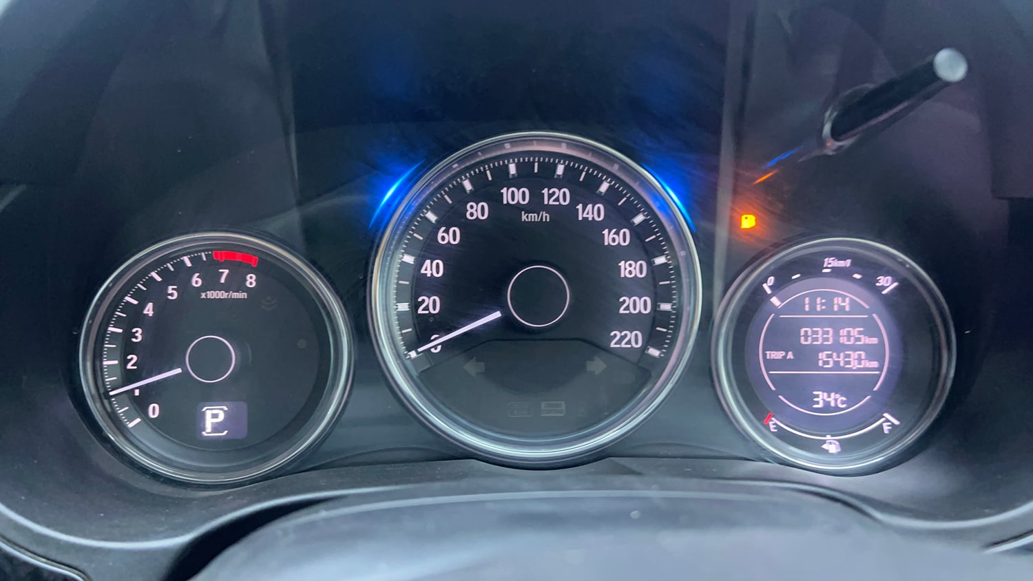 Used 2019 Honda City V CVT Petrol Petrol Automatic interior CLUSTERMETER VIEW