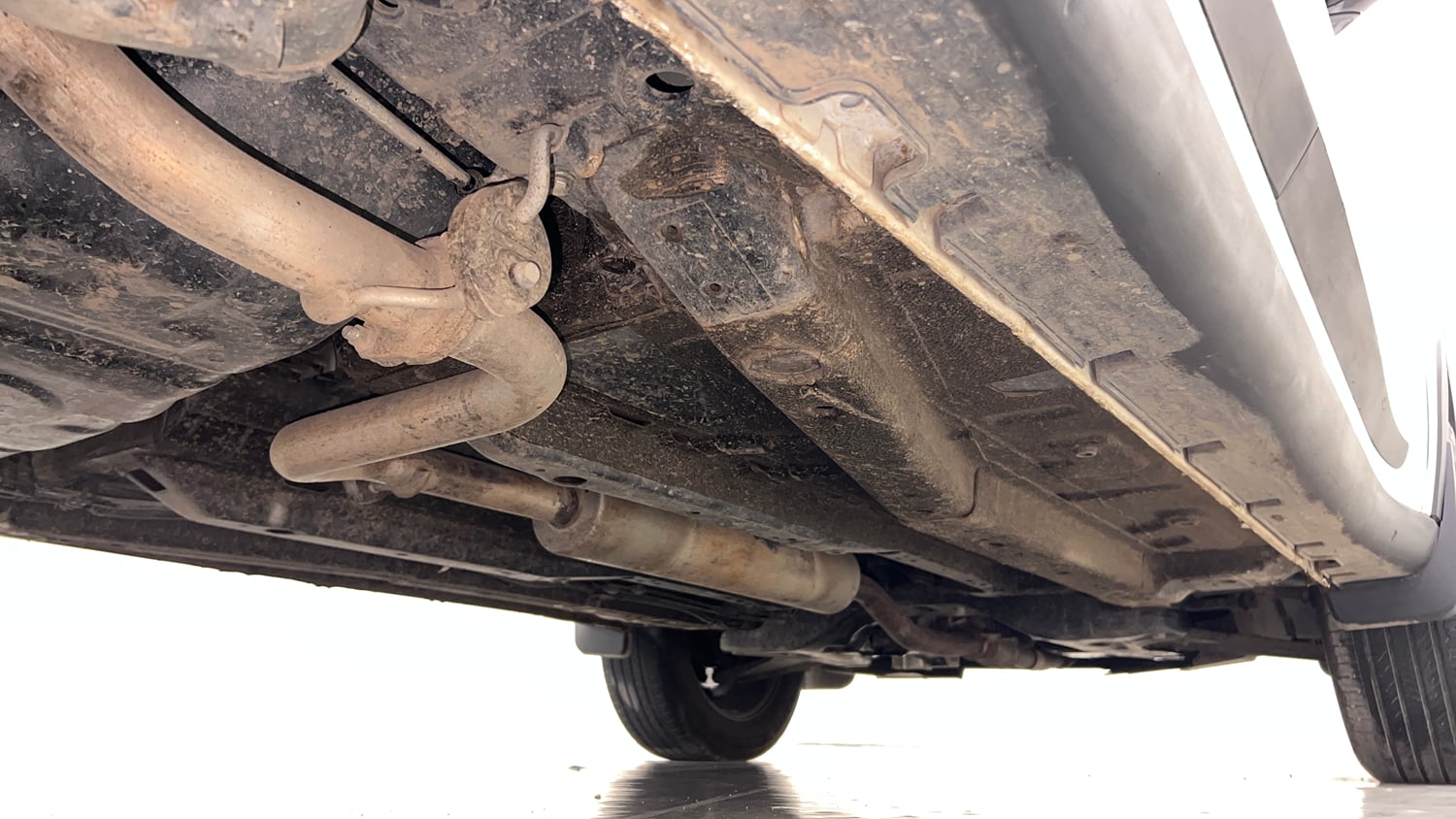 Used 2024 Tata Nexon Fearless Plus S 1.2 Revotron Petrol 6MT DT Petrol Manual extra REAR RIGHT UNDERBODY VIEW