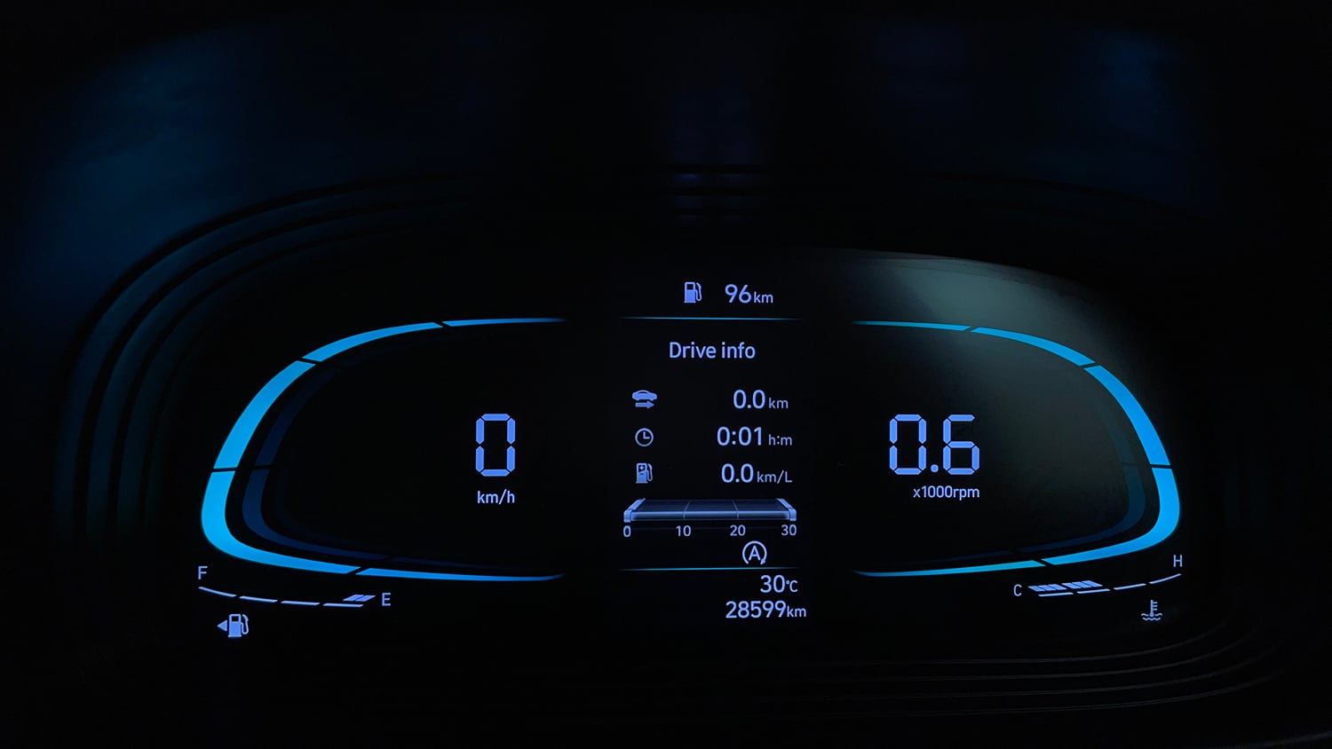 Used 2024 Hyundai Venue S (O) Plus 1.2 Petrol Petrol Manual interior CLUSTERMETER VIEW