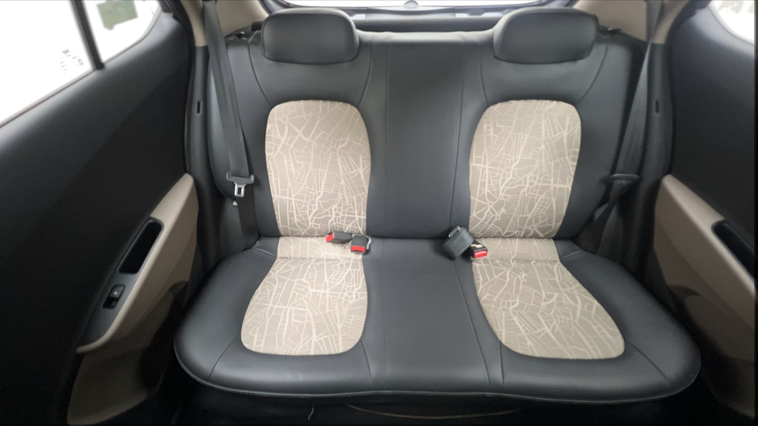 Used 2017 Hyundai Grand i10 Magna 1.2 Kappa VTVT Petrol Manual interior REAR SEAT CONDITION VIEW