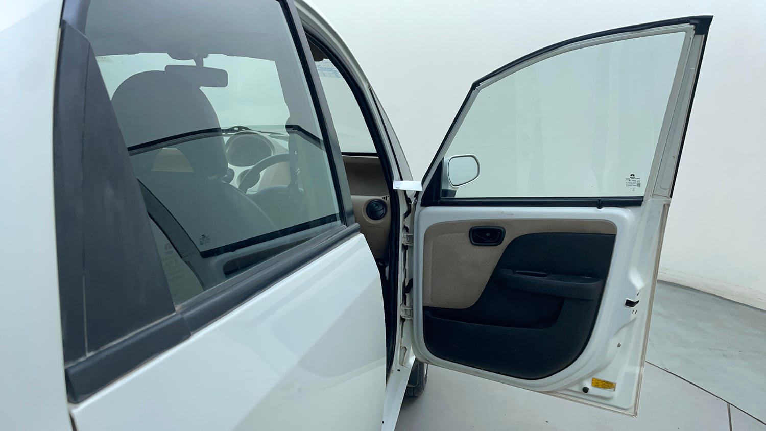 Used 2012 Tata Nano LX Petrol Manual interior RIGHT FRONT DOOR OPEN VIEW