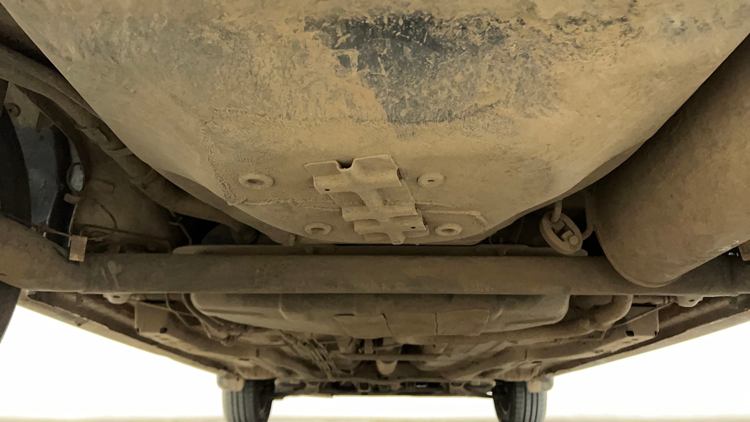 Used 2023 Tata Tiago XT CNG Cng Manual extra REAR UNDERBODY VIEW (TAKEN FROM REAR)