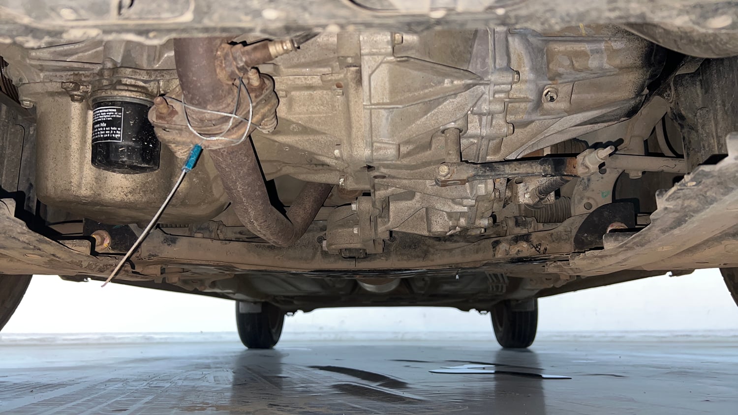 Used 2019 Maruti Suzuki Baleno Delta 1.2 Petrol Manual extra FRONT LEFT UNDERBODY VIEW