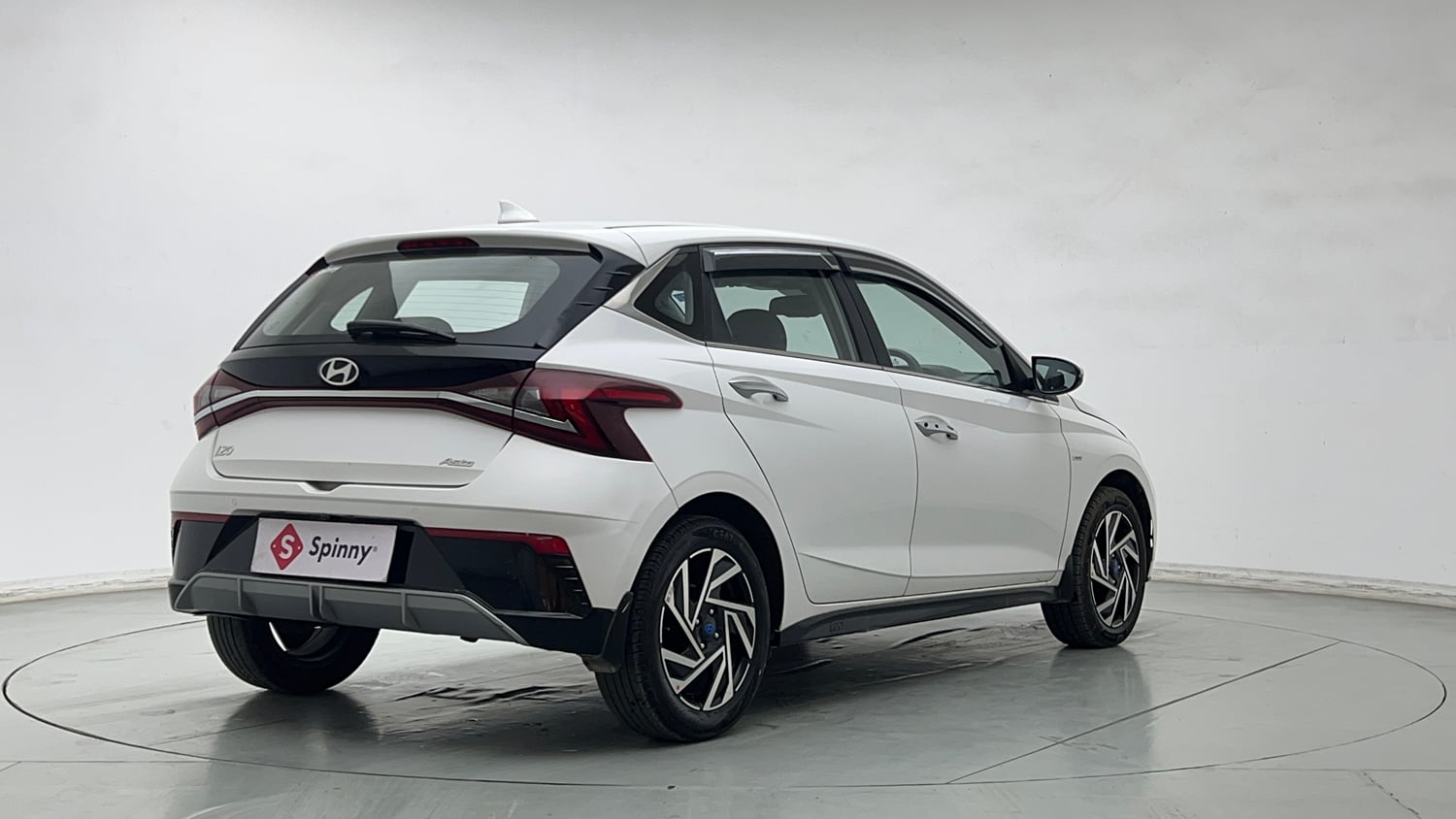 Used 2024 Hyundai New i20 Asta (O) 1.2 IVT Petrol Automatic exterior RIGHT REAR CORNER VIEW