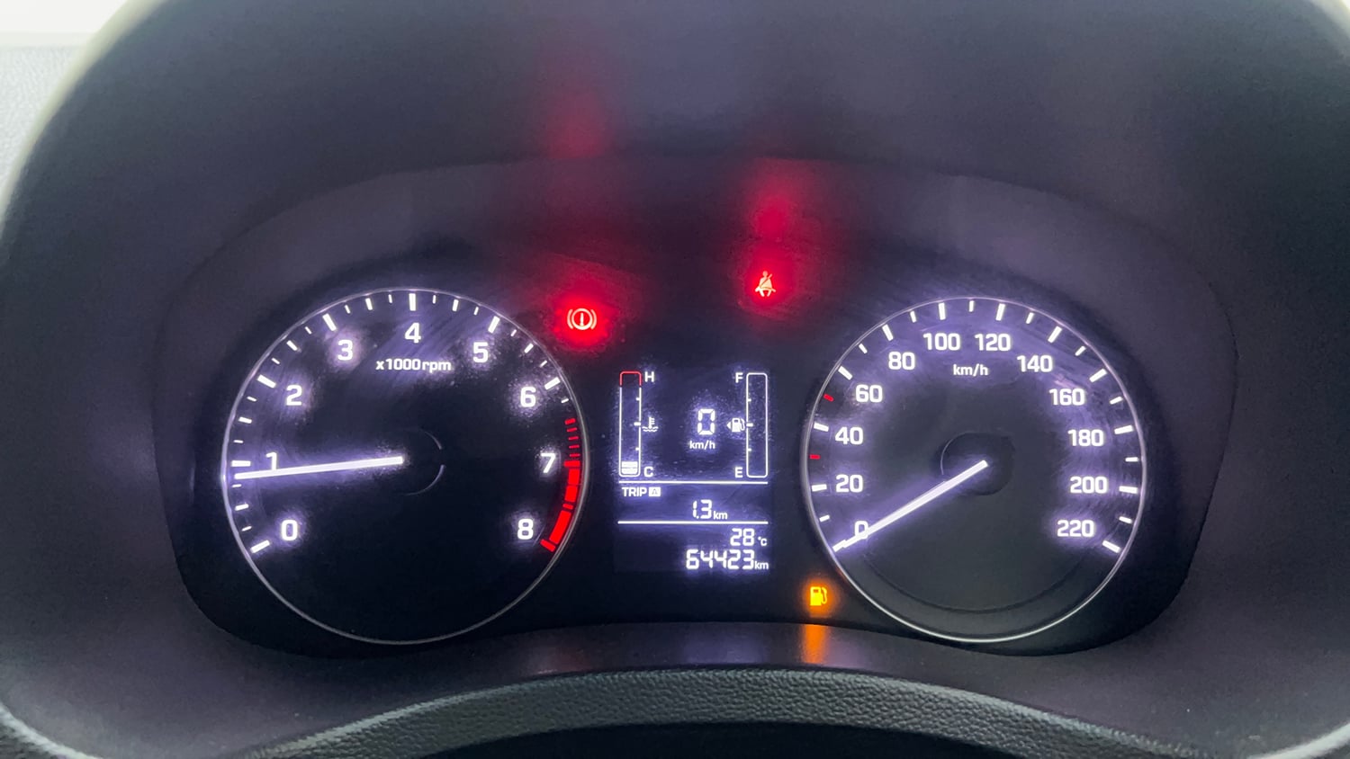 Used 2017 Hyundai Creta 1.6 SX Plus Petrol Petrol Manual interior CLUSTERMETER VIEW