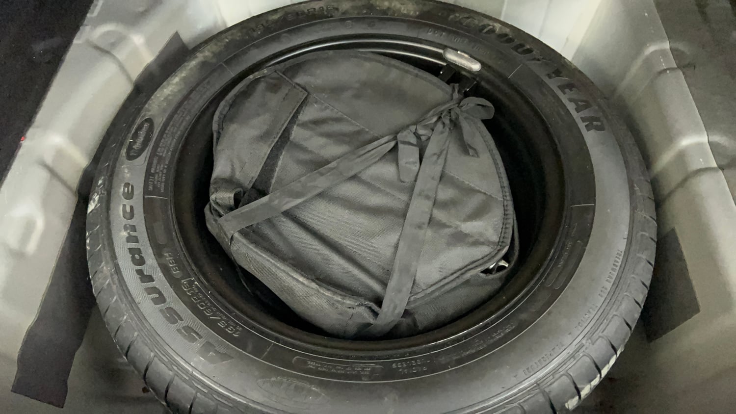 Used 2022 Tata Nexon XZA Plus (Premium) Petrol Automatic tyres SPARE TYRE VIEW