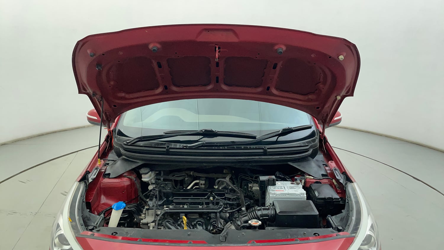 Used 2017 Hyundai Elite i20 Asta 1.2 (O) Petrol Manual engine ENGINE & BONNET OPEN FRONT VIEW