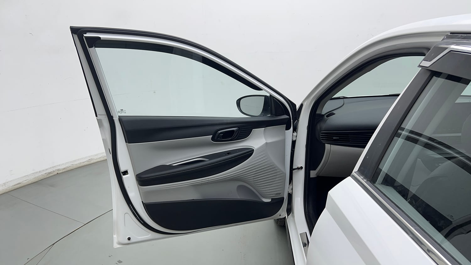 Used 2024 Hyundai New i20 Asta (O) 1.2 IVT Petrol Automatic interior LEFT FRONT DOOR OPEN VIEW