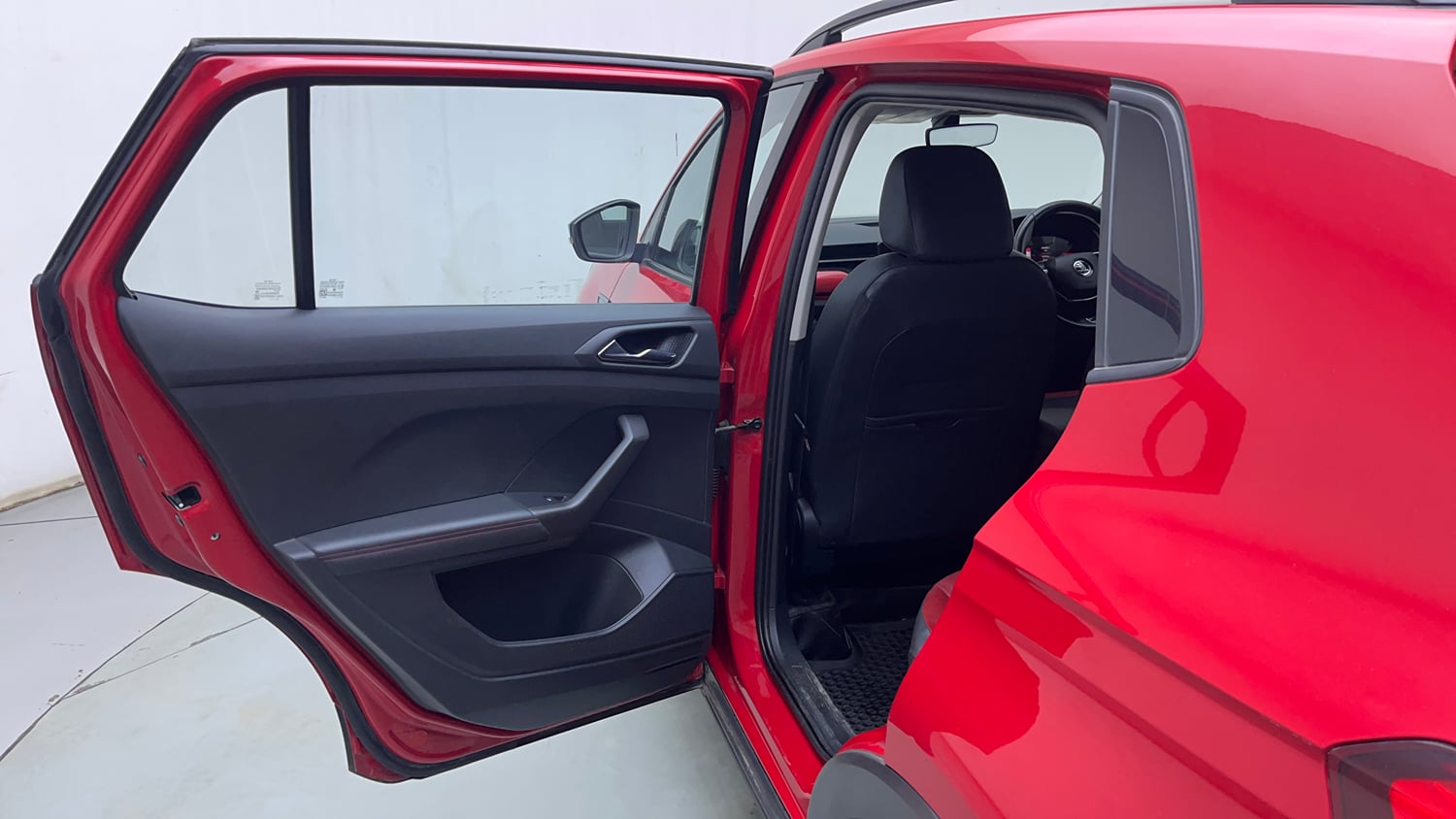 Used 2023 Skoda Kushaq Monte Carlo 1.5L TSI MT Petrol Manual interior LEFT REAR DOOR OPEN VIEW
