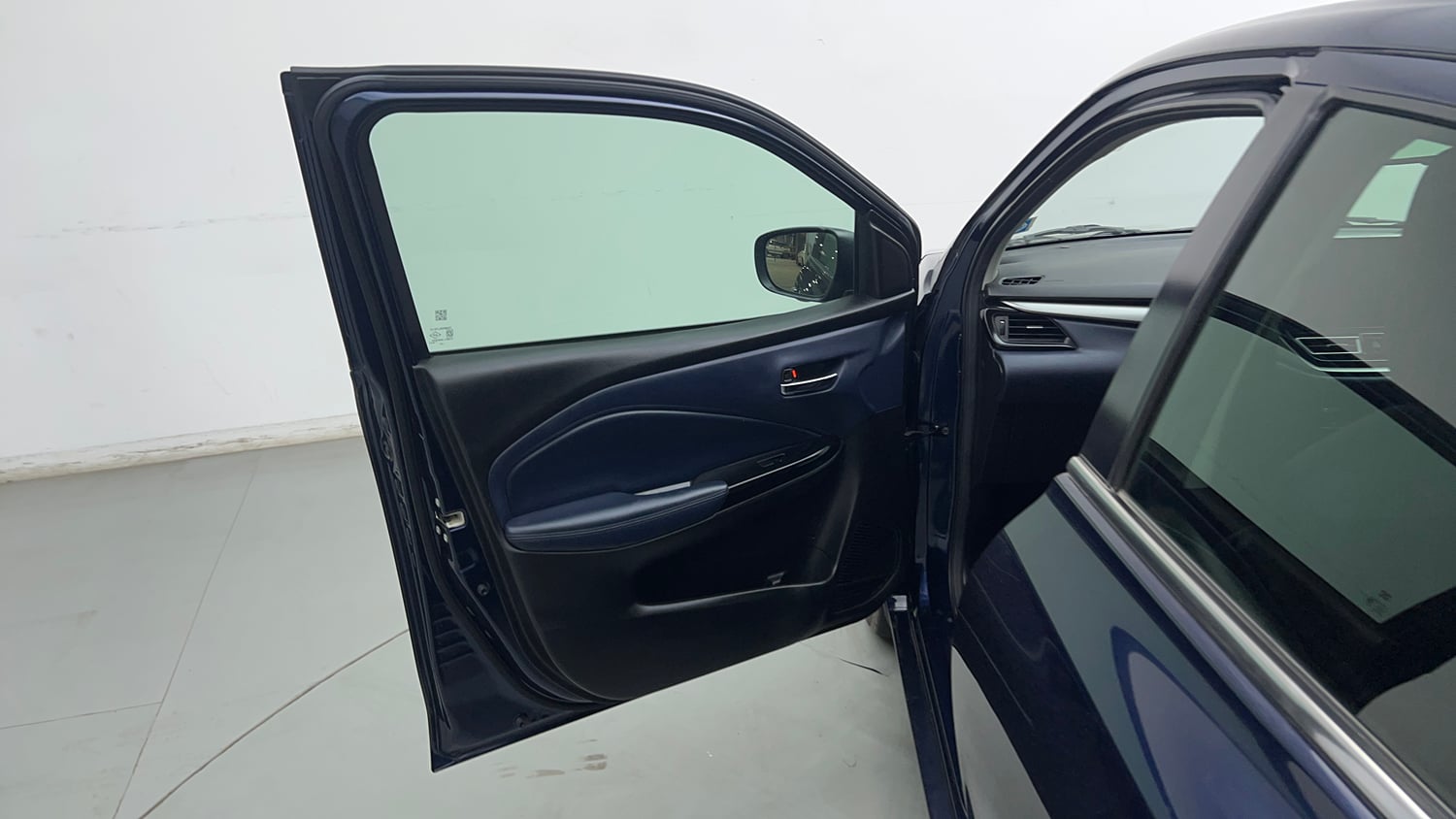 Used 2023 Maruti Suzuki Baleno Alpha AGS Petrol Automatic interior LEFT FRONT DOOR OPEN VIEW
