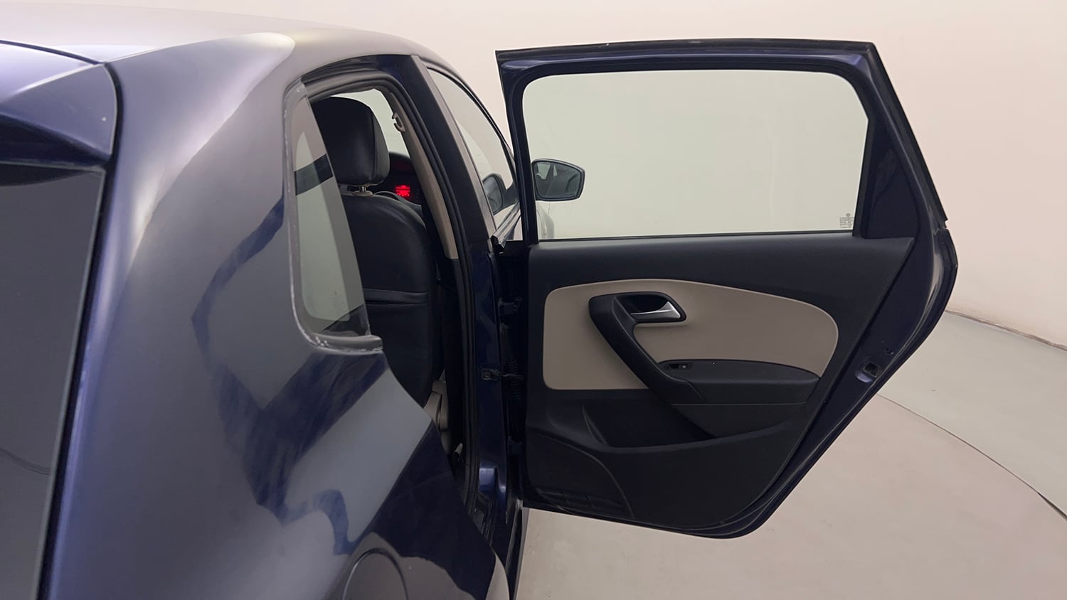 Used 2013 Volkswagen Polo Comfortline 1.2L (P) Petrol Manual interior RIGHT REAR DOOR OPEN VIEW