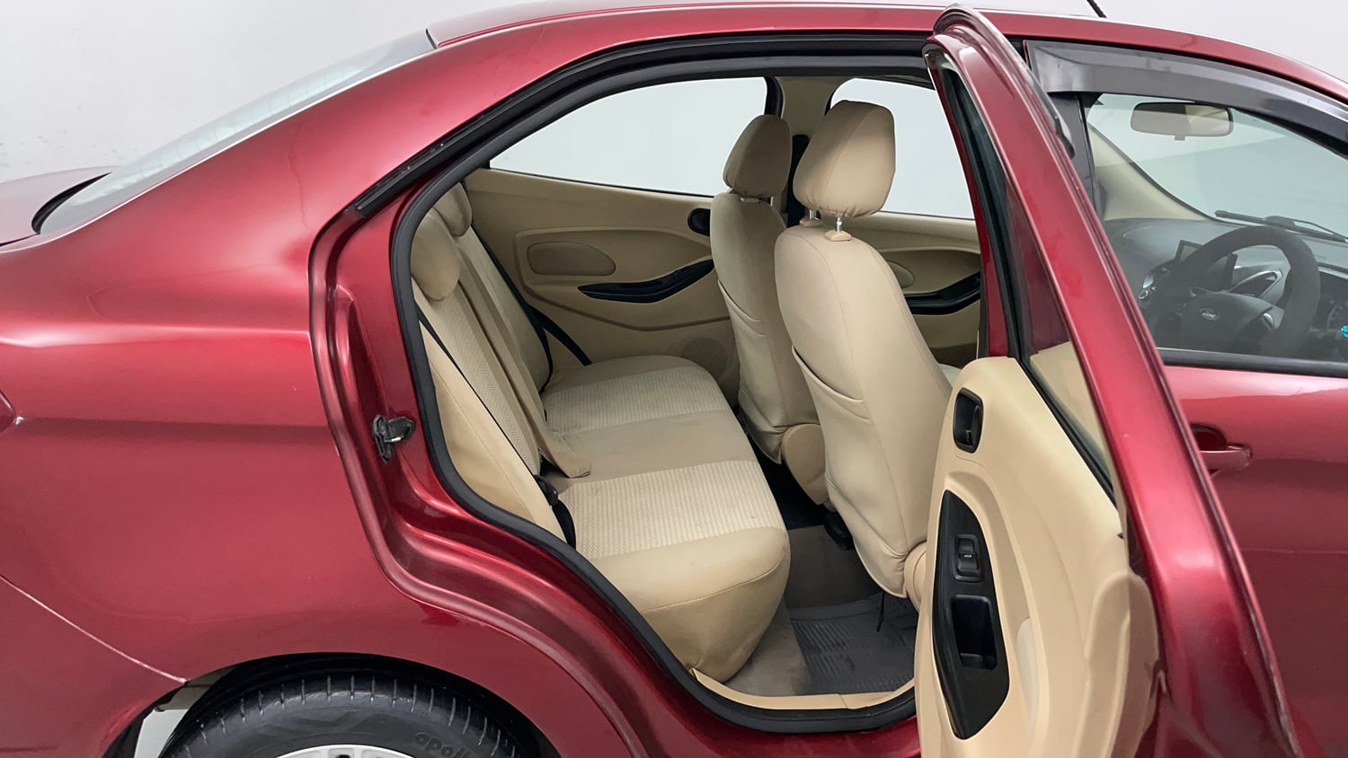 Used 2019 Ford Figo Aspire Titanium 1.2 Ti-VCT Petrol Manual interior RIGHT SIDE REAR DOOR CABIN VIEW
