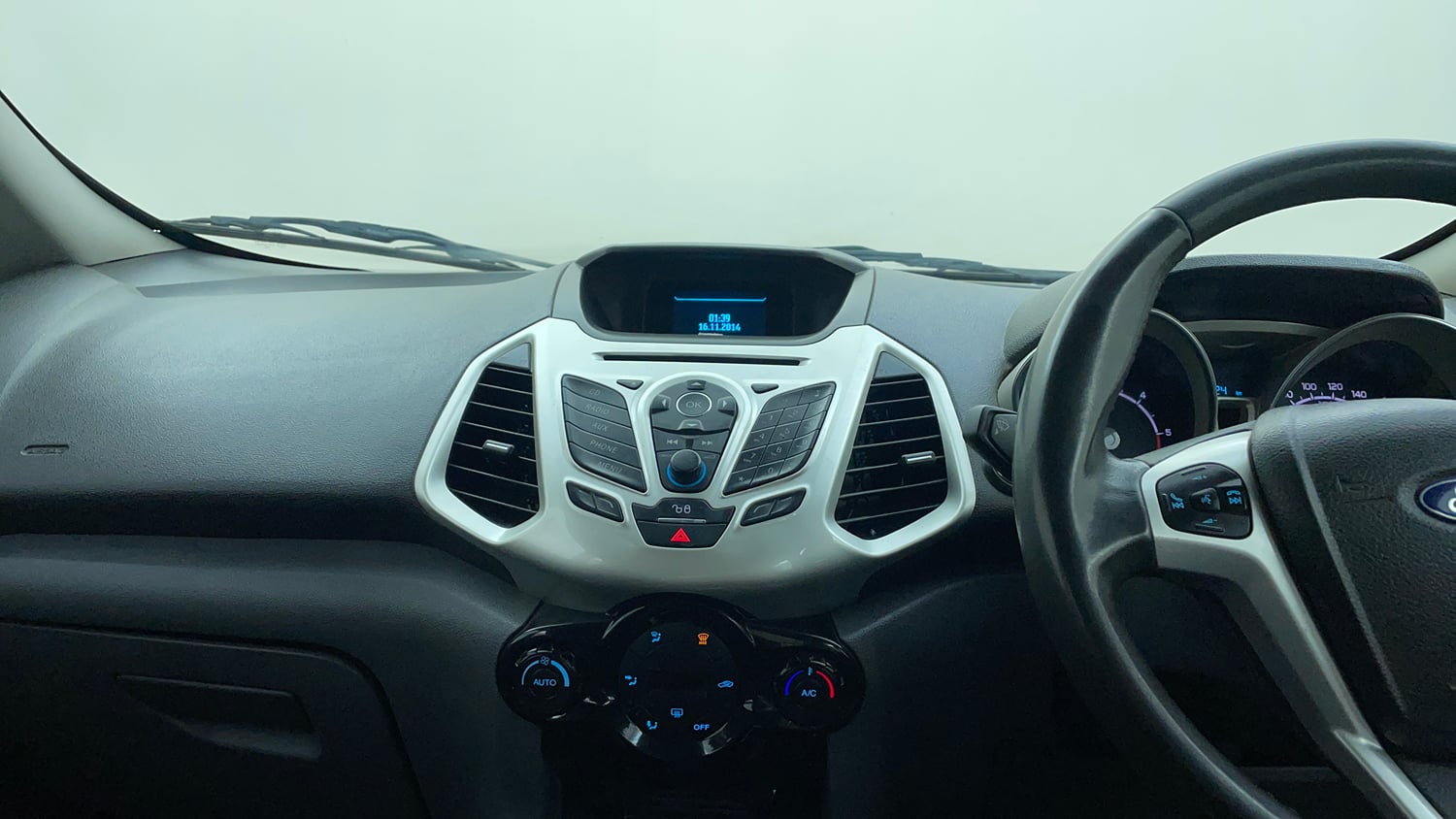 Used 2016 Ford EcoSport Titanium 1.5L TDCi Diesel Manual interior MUSIC SYSTEM & AC CONTROL VIEW