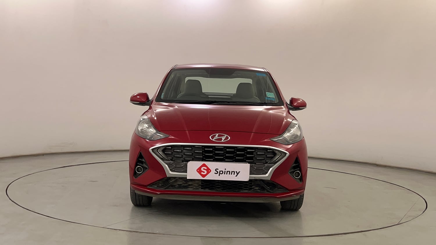 Used 2021 Hyundai Aura S 1.2 AMT Petrol Petrol Automatic exterior FRONT VIEW