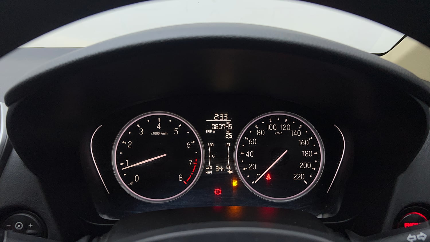 Used 2021 Honda City V Petrol Petrol Manual interior CLUSTERMETER VIEW