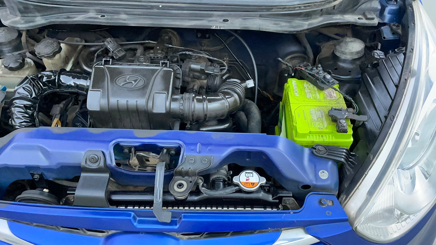 Used 2012 Hyundai Eon Magna + Petrol Manual engine ENGINE LEFT SIDE VIEW