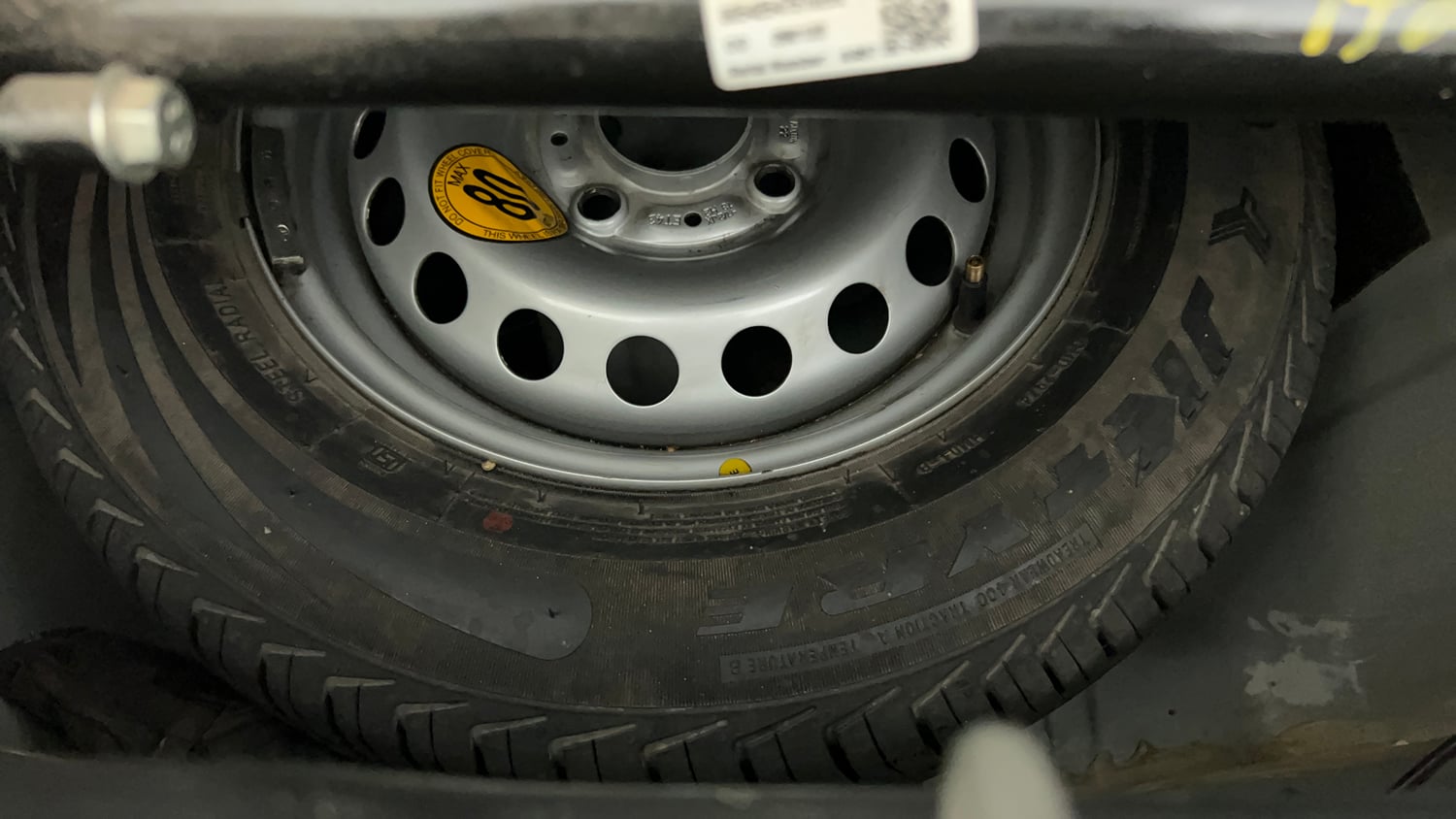 Used 2023 Tata Tiago XT CNG Cng Manual tyres SPARE TYRE VIEW