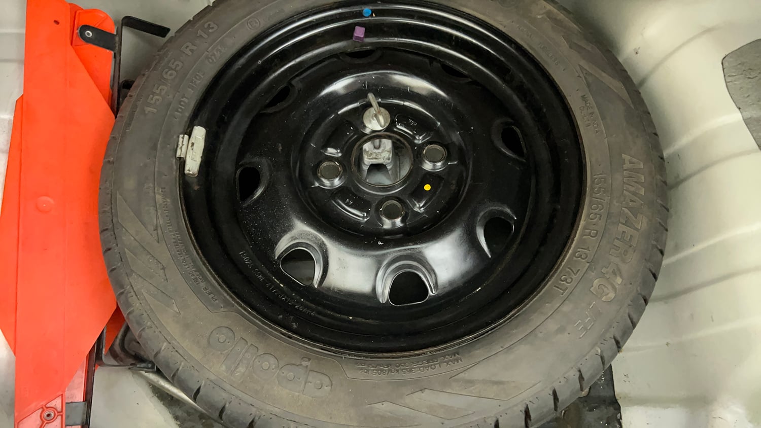Used 2015 Maruti Suzuki Alto K10 VXi Petrol Manual tyres SPARE TYRE VIEW