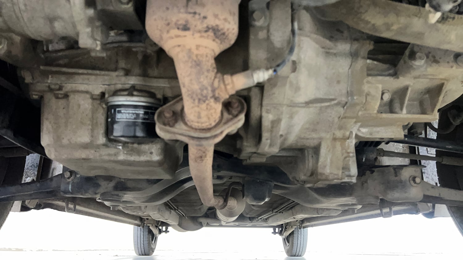 Used 2017 Maruti Suzuki Wagon R LXI CNG Cng Manual extra FRONT LEFT UNDERBODY VIEW
