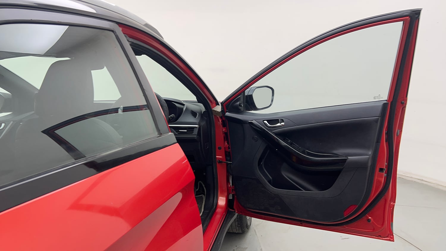 Used 2026 Tata Nexon Fearless Plus S 1.2 Revotron Petrol 7DCA DT Petrol Automatic interior RIGHT FRONT DOOR OPEN VIEW