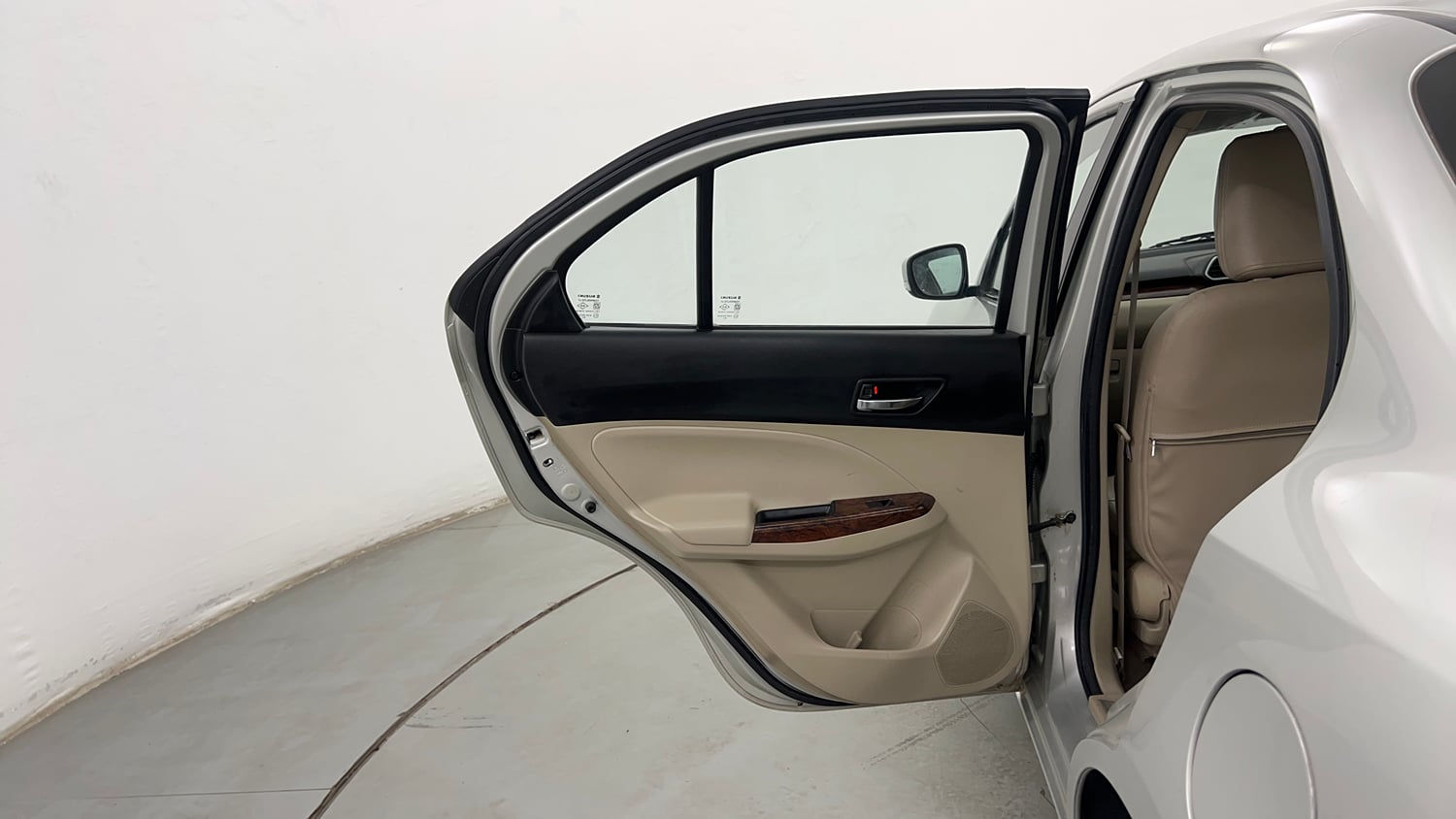 Used 2019 Maruti Suzuki Dzire VXi AMT Petrol Automatic interior LEFT REAR DOOR OPEN VIEW