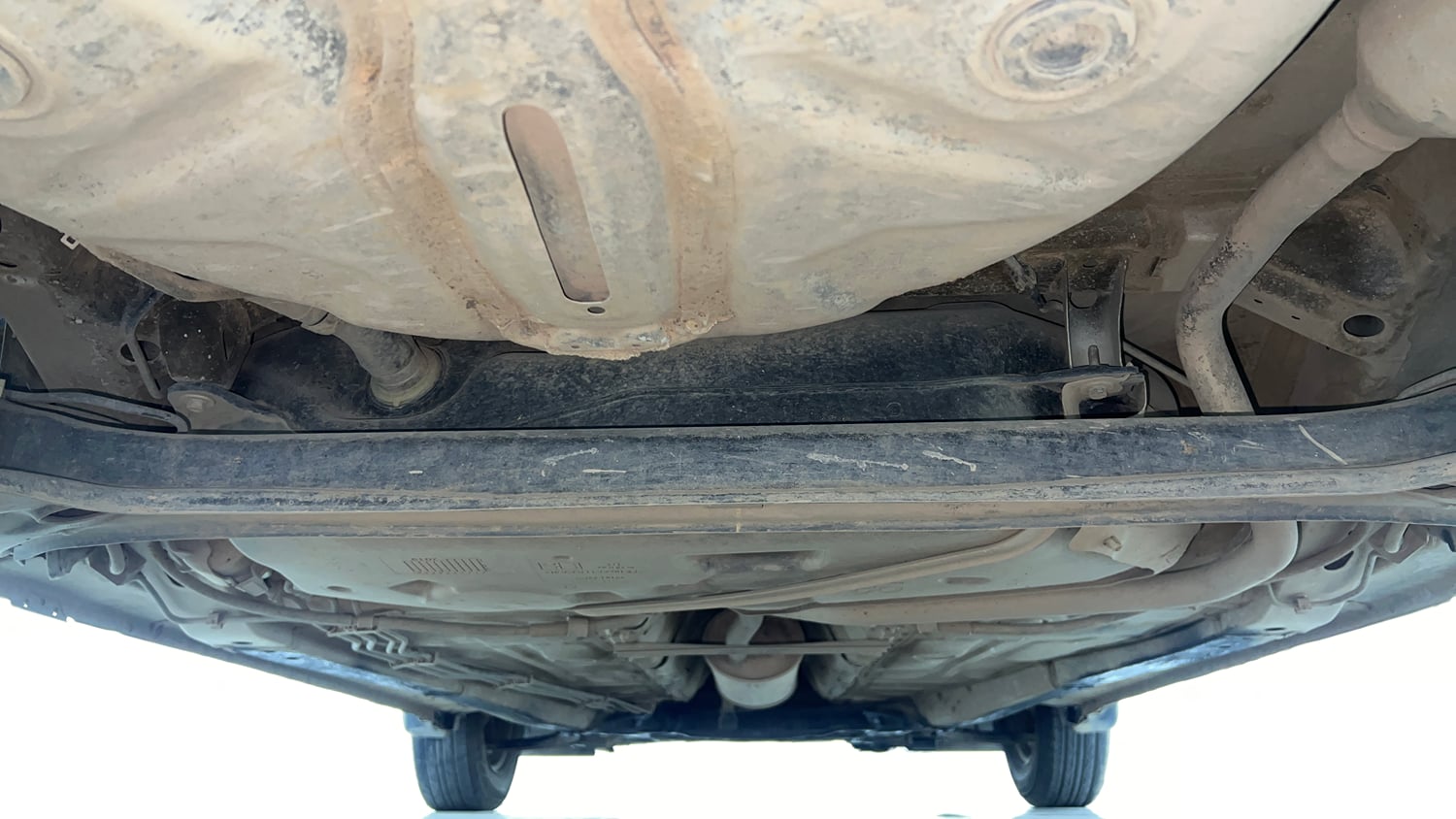 Used 2019 Maruti Suzuki Swift LXi Petrol Manual extra REAR UNDERBODY VIEW (TAKEN FROM REAR)