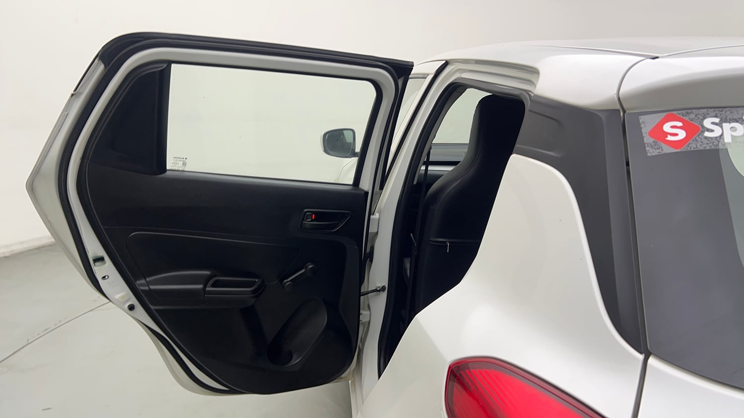 Used 2019 Maruti Suzuki Swift LXi Petrol Manual interior LEFT REAR DOOR OPEN VIEW
