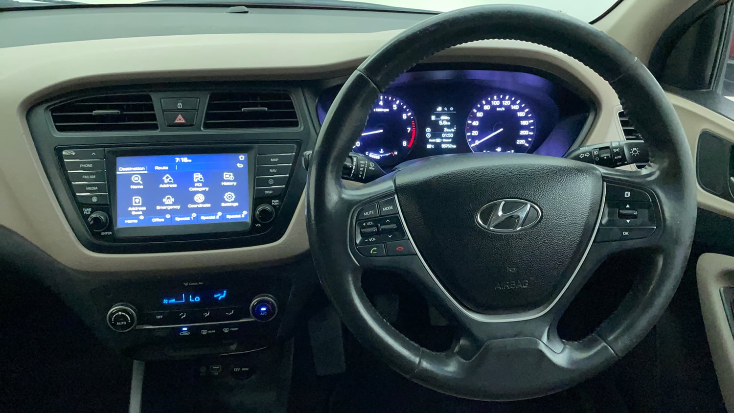 Used 2017 Hyundai Elite i20 Asta 1.2 (O) Petrol Manual interior STEERING VIEW