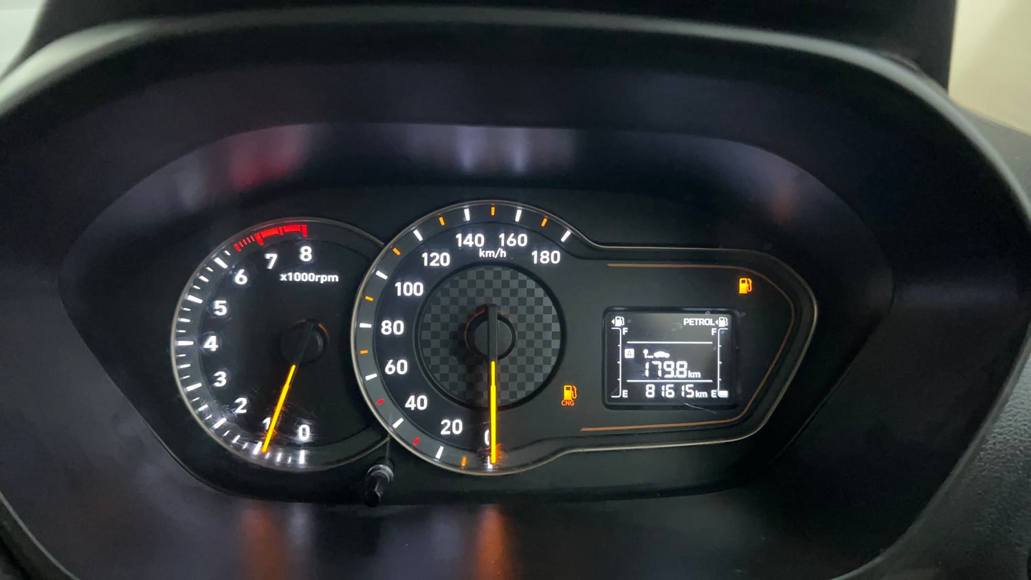 Used 2020 Hyundai Santro Sportz CNG Cng Manual interior CLUSTERMETER VIEW