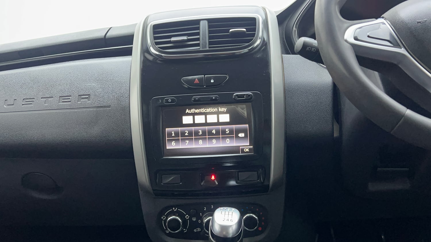 Used 2021 Renault Duster RXS 1.3 Turbo Petrol MT Petrol Manual interior MUSIC SYSTEM & AC CONTROL VIEW