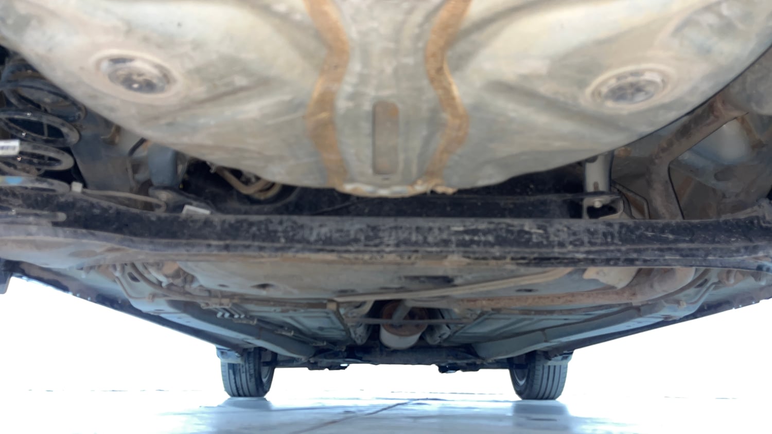 Used 2021 Maruti Suzuki Baleno Zeta Petrol Manual extra REAR UNDERBODY VIEW (TAKEN FROM REAR)