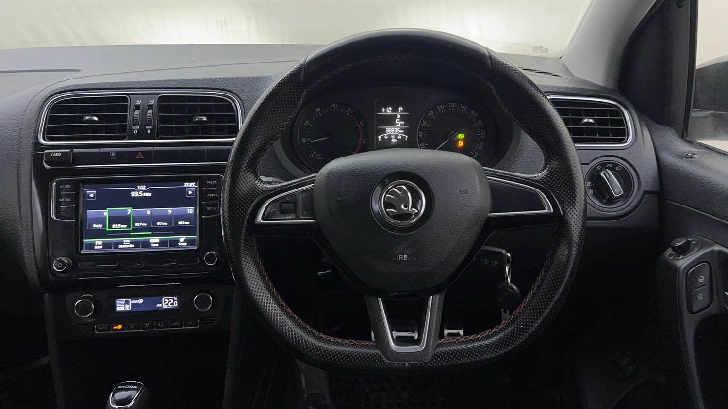 Used 2018 Skoda Rapid Style 1.6 MPI AT Petrol Automatic interior STEERING VIEW