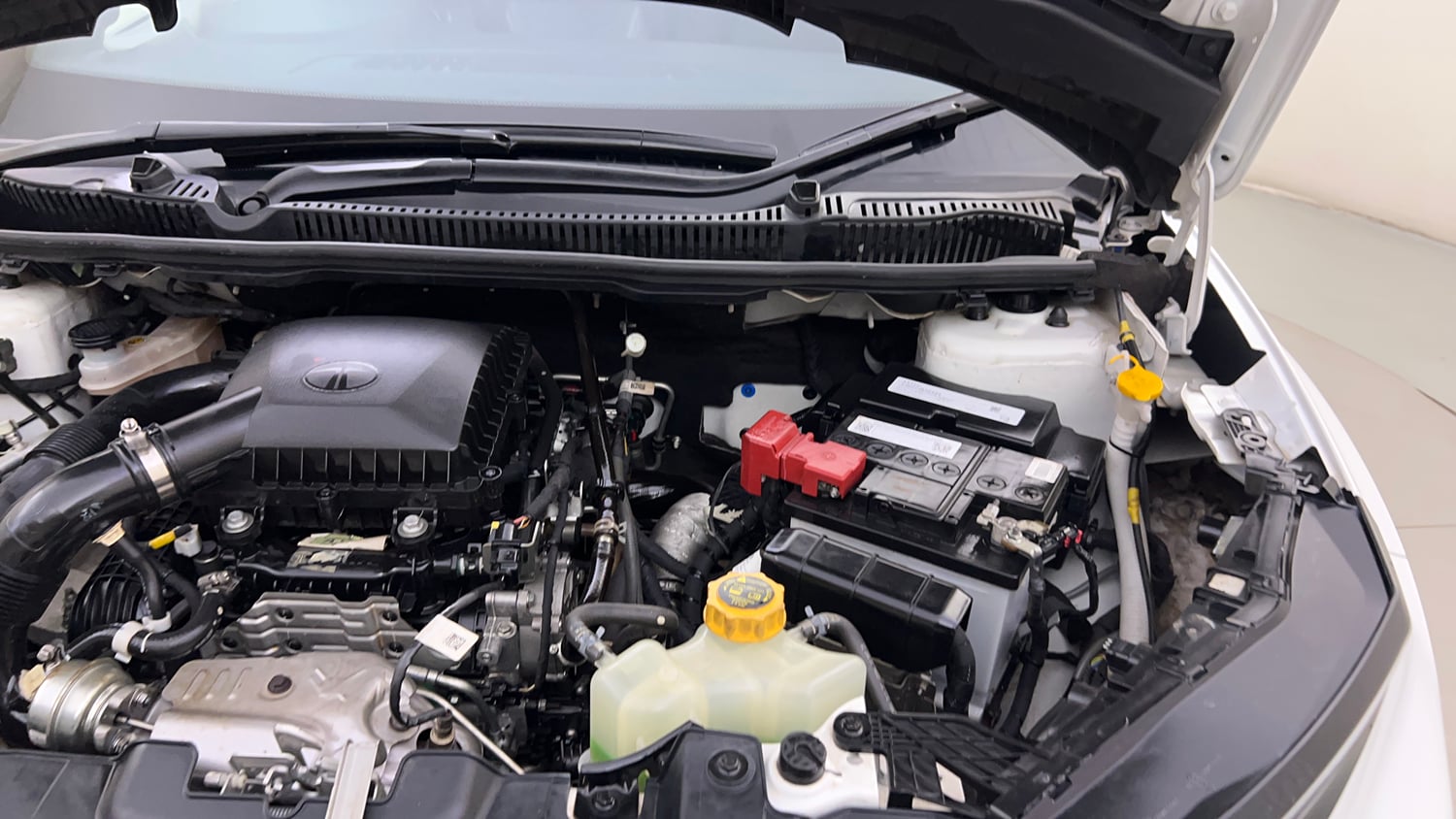 Used 2024 Tata Nexon Fearless Plus S 1.2 Revotron Petrol 6MT DT Petrol Manual engine ENGINE LEFT SIDE HINGE & APRON VIEW