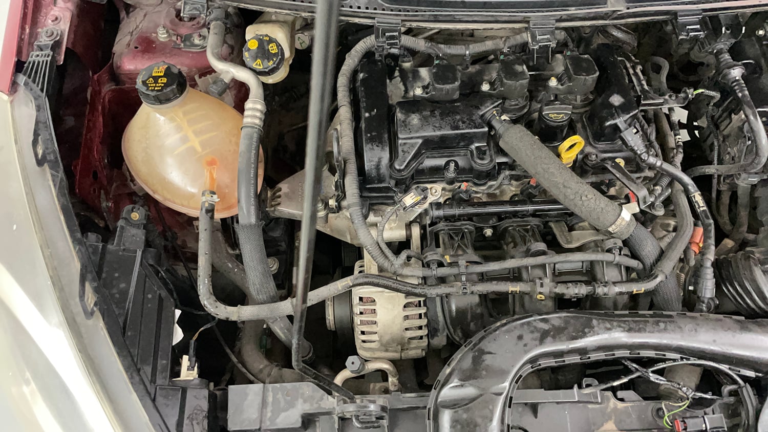 Used 2019 Ford Figo Aspire Titanium 1.2 Ti-VCT Petrol Manual engine ENGINE RIGHT SIDE VIEW
