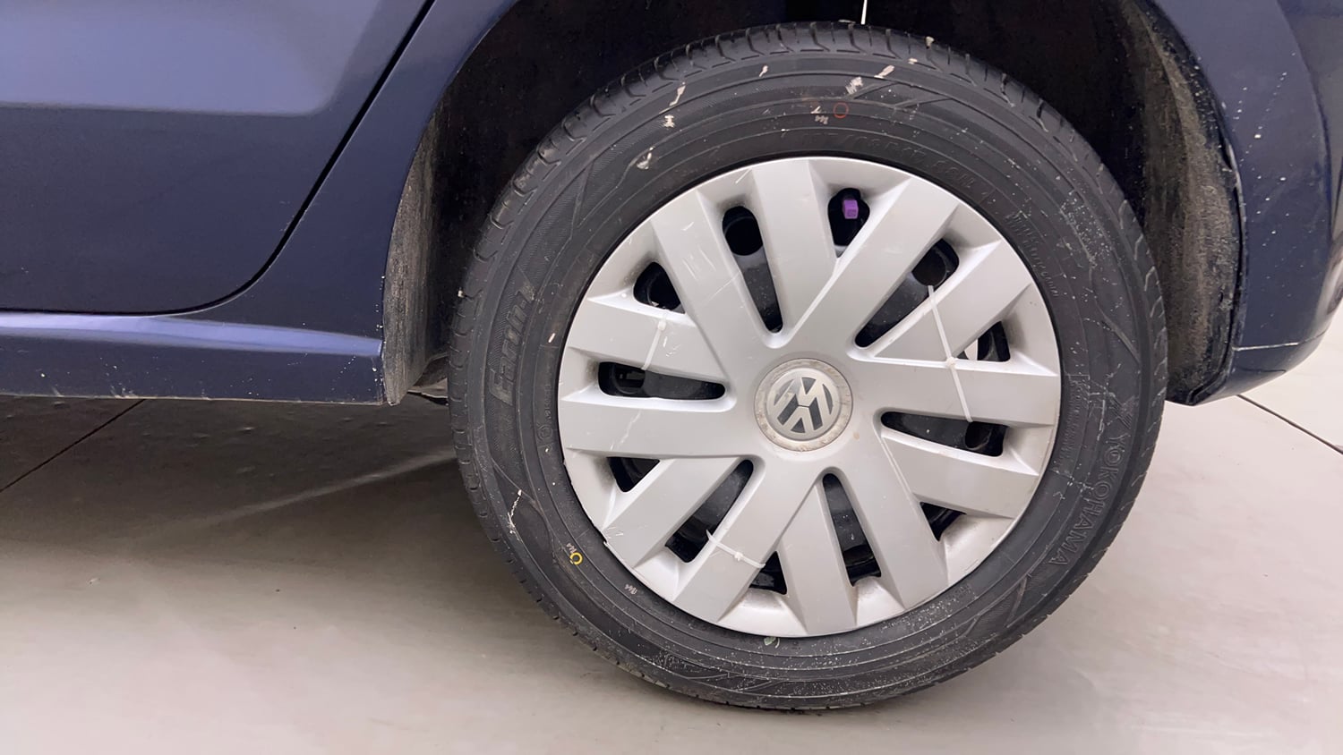 Used 2013 Volkswagen Polo Comfortline 1.2L (P) Petrol Manual tyres LEFT REAR TYRE RIM VIEW