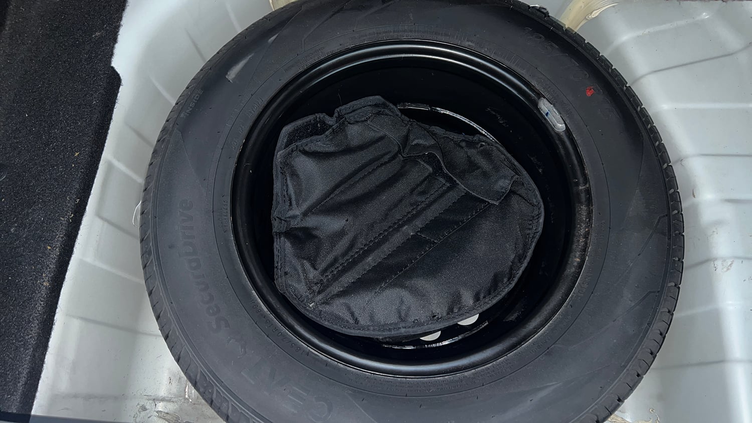 Used 2023 Tata Punch Pure MT Petrol Manual tyres SPARE TYRE VIEW