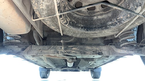 Used 2021 Renault Duster RXS 1.3 Turbo Petrol MT Petrol Manual extra REAR UNDERBODY VIEW (TAKEN FROM REAR)