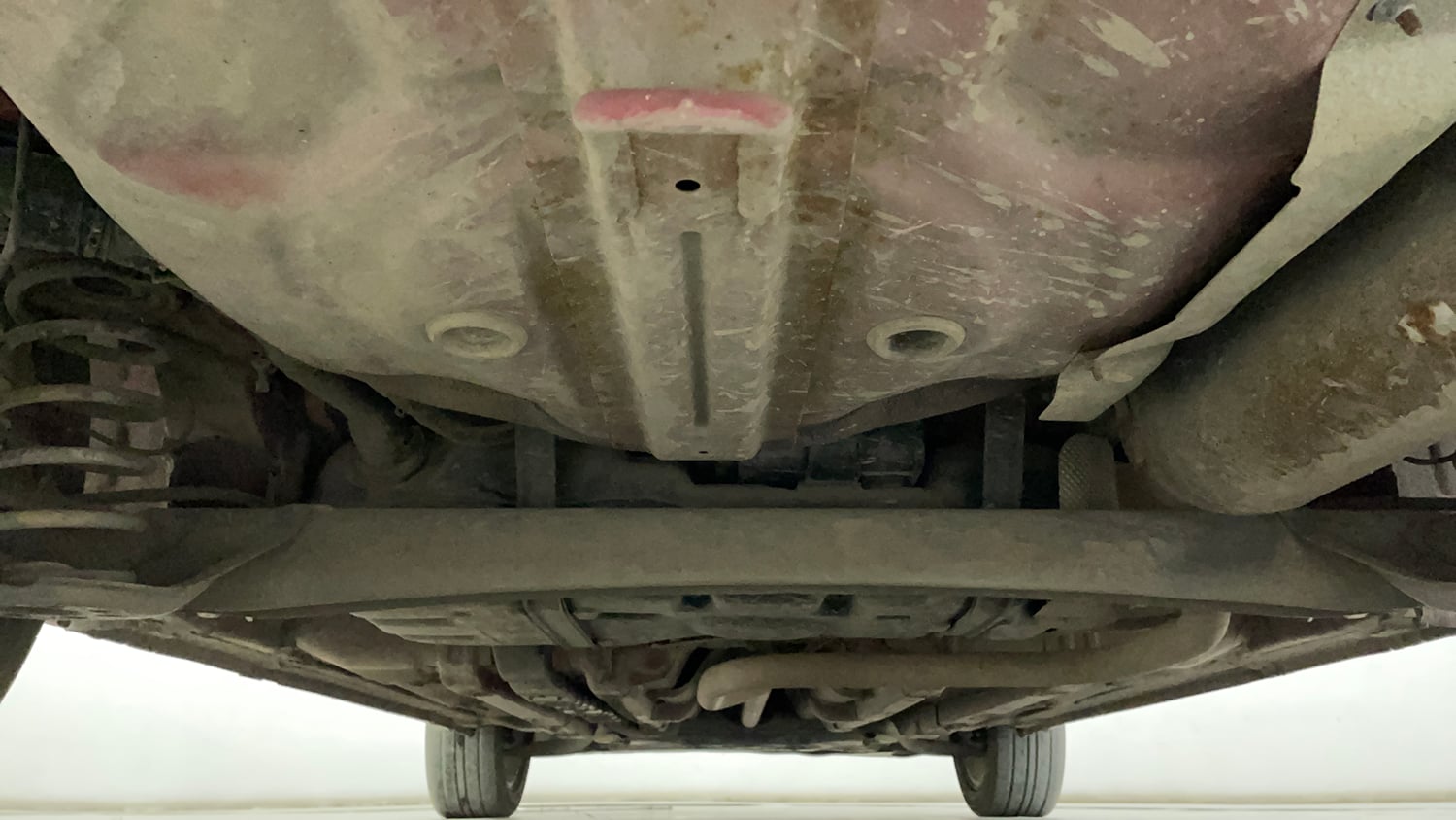 Used 2017 Hyundai Elite i20 Asta 1.2 (O) Petrol Manual extra REAR UNDERBODY VIEW (TAKEN FROM REAR)
