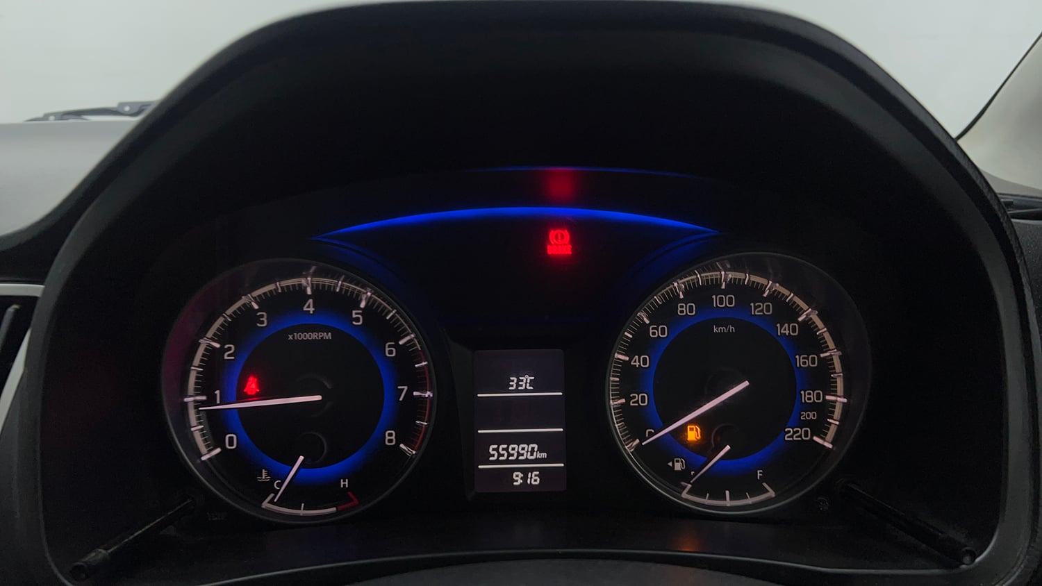 Used 2018 Maruti Suzuki Baleno Delta 1.2 Petrol Manual interior CLUSTERMETER VIEW