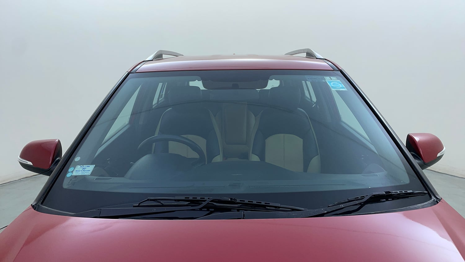 Used 2017 Hyundai Creta 1.6 SX Plus AT Petrol Petrol Automatic exterior FRONT WINDSHIELD VIEW