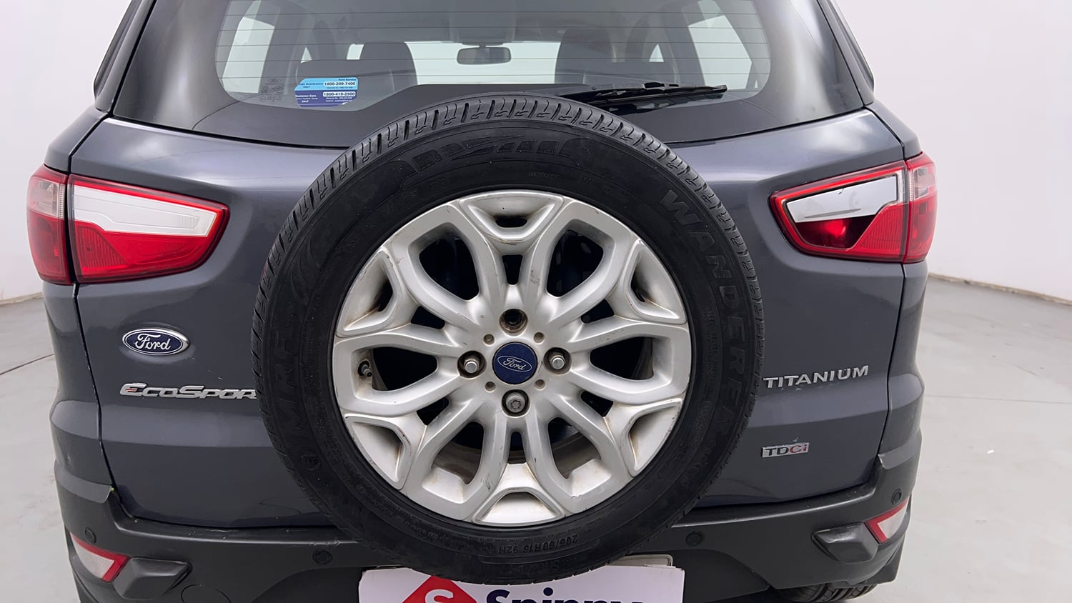 Used 2017 Ford EcoSport Titanium 1.5L TDCi Diesel Manual tyres SPARE TYRE VIEW